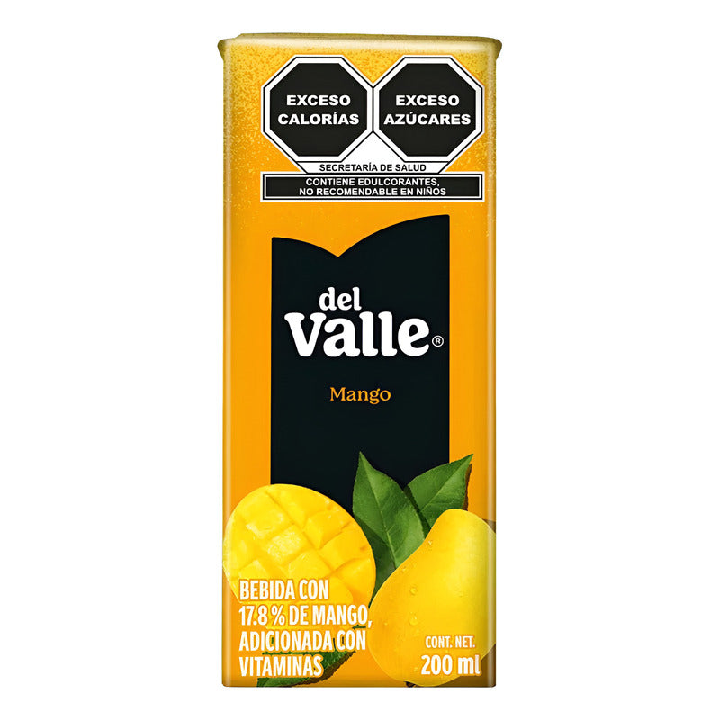 Néctar Del Valle Sabor Mango 200ml (12pzs)