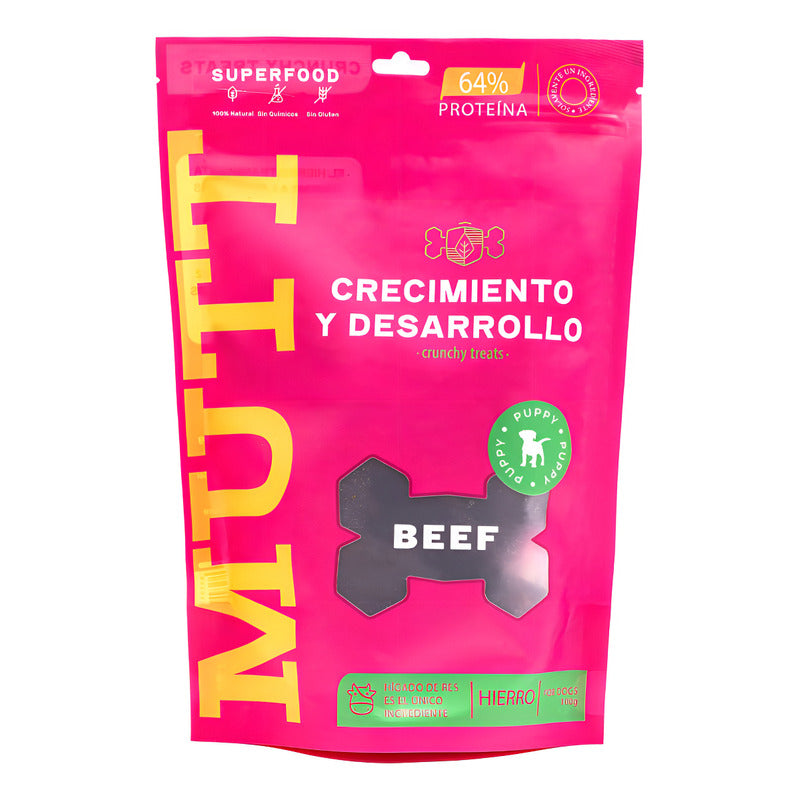 Mutt Crec, Desarrollo Premios Cach Hígado Res 100g (2bolsas)