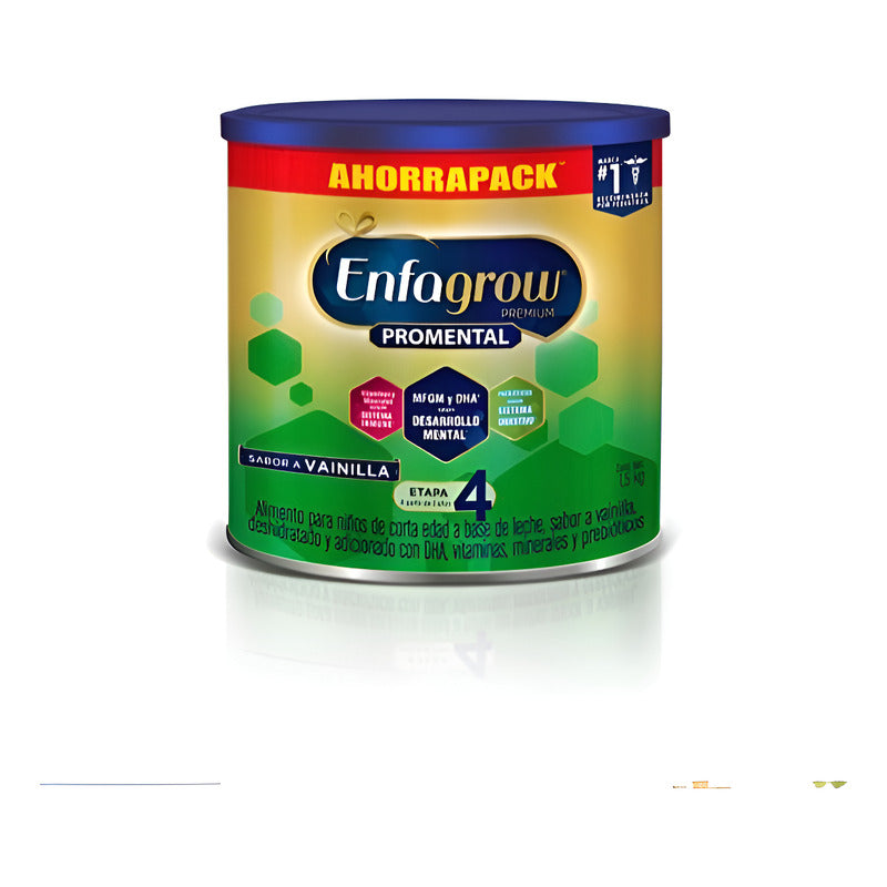 Fórmula Enfagrow Promental Etapa 4 De 1.5 Kg C/u (2pzas) Vainilla