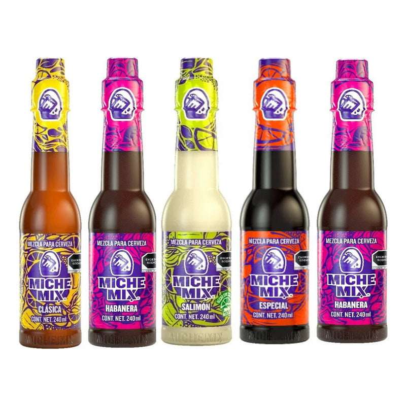 Miche Mix Surtido 5 Piezas 240 Ml