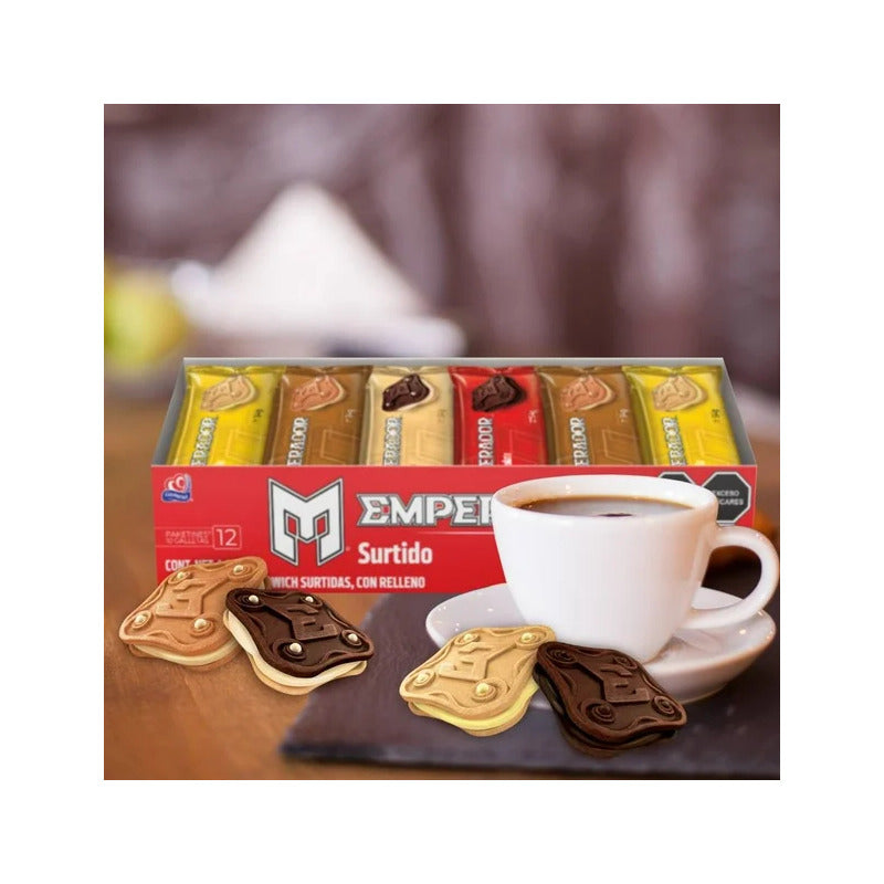 Emperador Gamesa Surtido Con 12 Pzas De 91 G C/u