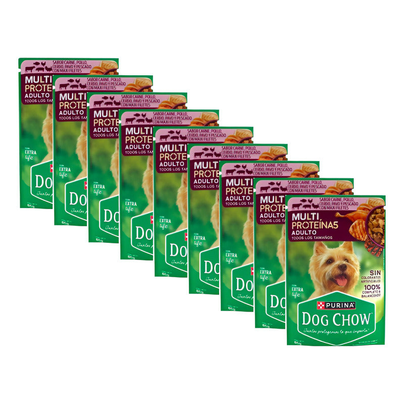 Alimento Para Perro Purina Dog Chow Multiproteinas 9pz D 85g