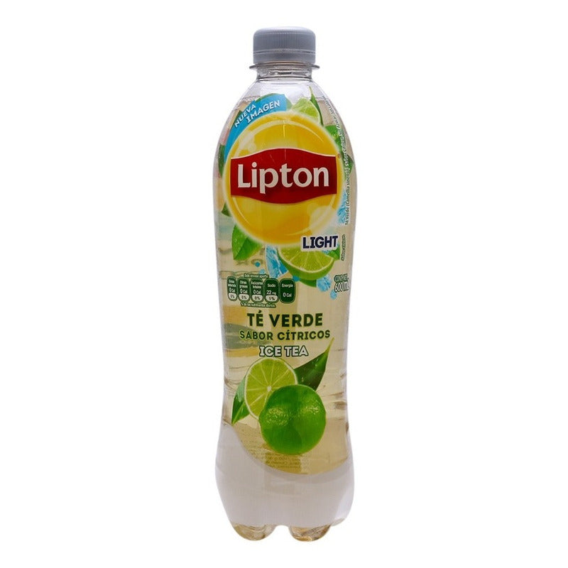 Te Para Beber Verde Citricos Light Lipton 600ml (6 Piezas)