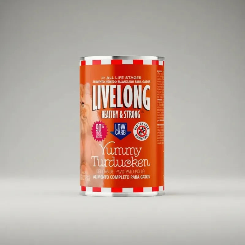 Alimento Natural Húmedo Para Gato Delicias De Aves, 572 G