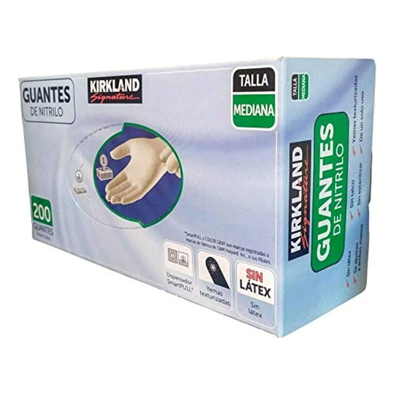 Guantes Descartables Kirkland De Nitrilo