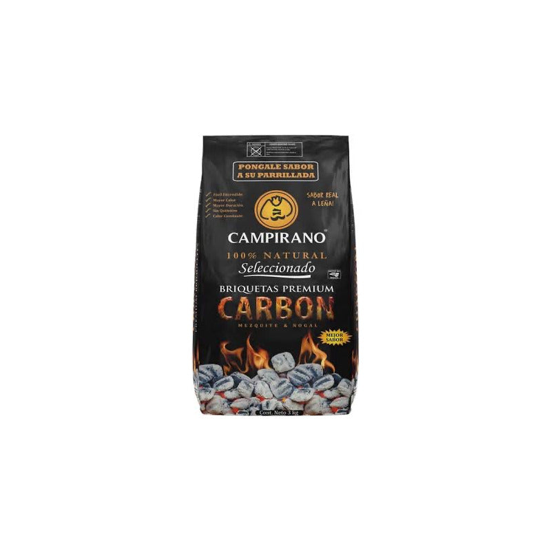 Briquetas De Carbón De Mezquite 3kg