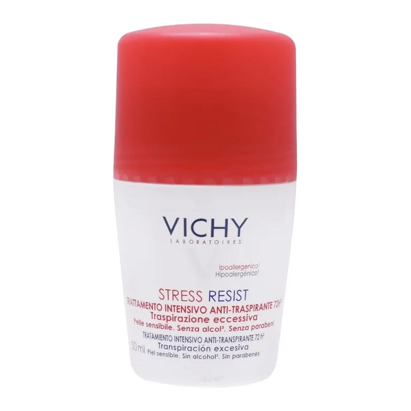 Desodorante Vichy Stress Resist Roll On 72hrs  50ml Sin Alcohol