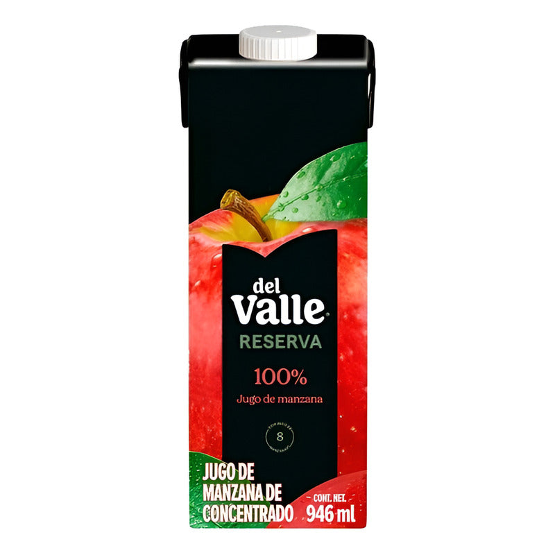 Jugo De Valle Reserva 100% Manzana 946ml (4pzs)