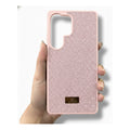 Funda Swarovski Para Samsung S25 Ultra Rosa Claro Cristal