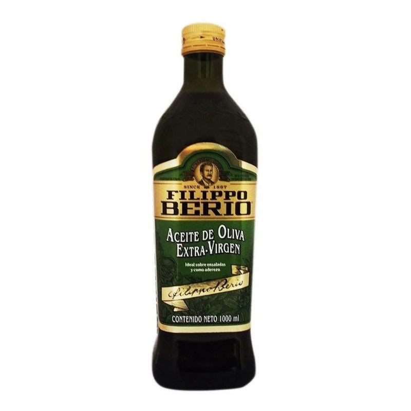 Aceite De Oliva Extra Virgen Filippo Berio 1 Litro (2 Pzs)