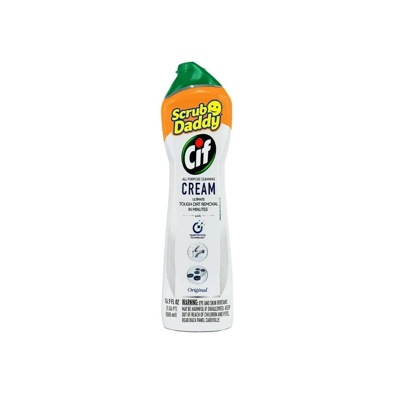 Limpiador Cif En Crema Scrub Daddy 500 Ml (2pzs)
