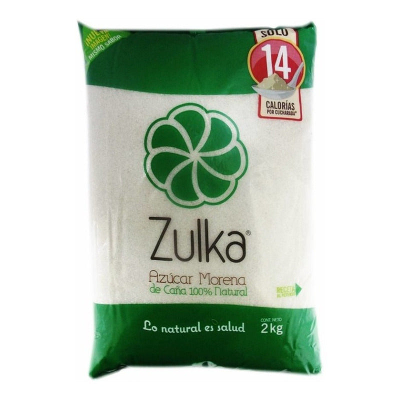 5 Pzas De Azúcar Morena Zulka 2 Kg