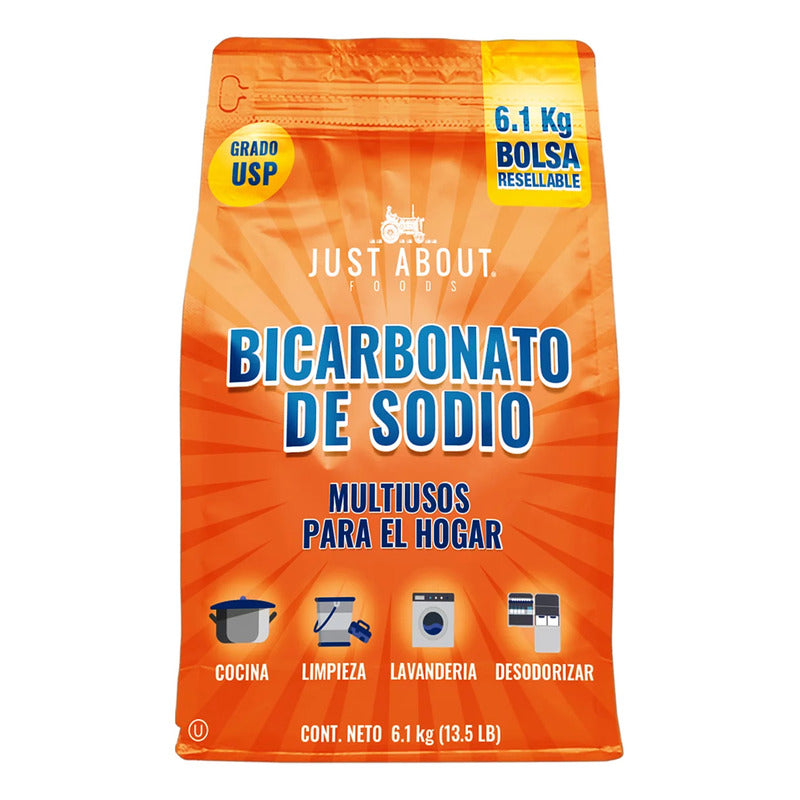 Just About Foods Bicarbonato De Sodio 6.1 Kg (2pzs)