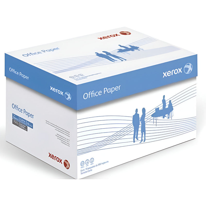 Caja Papel Xerox Ecológico 5000 Hojas 10 Paquetes De 500 Color Blanco Blanco Office