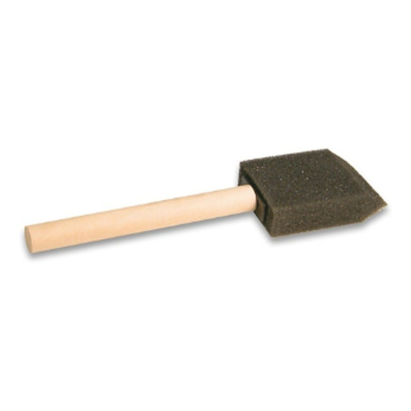 Brocha De  Esponja 2.54 Cm Rodin 10 Pz Negro