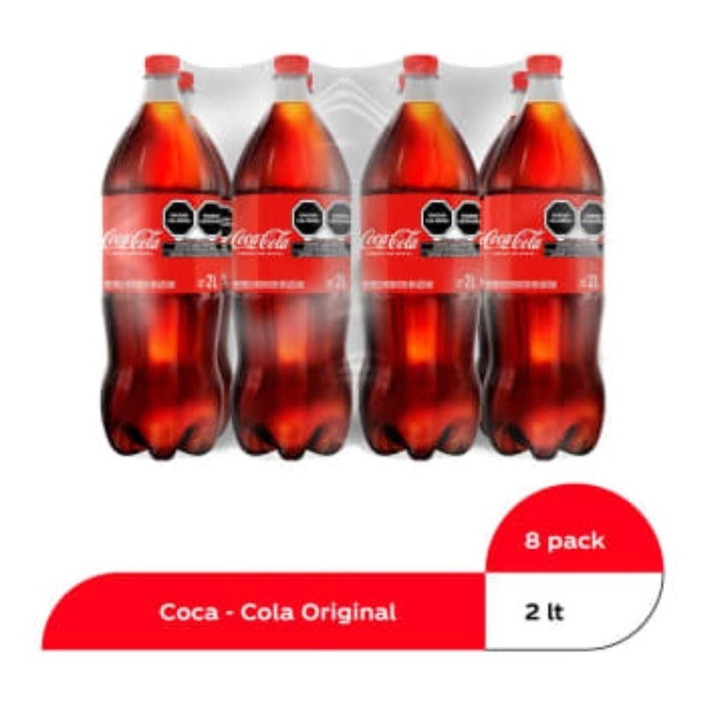 Refresco Coca Cola 8 Pzas De 2l Ts