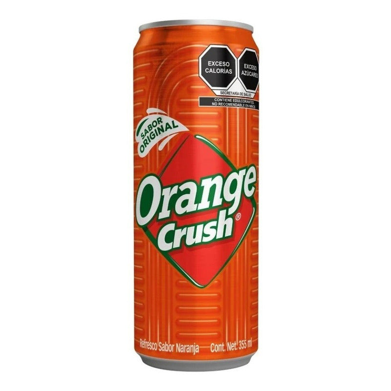 Refresco Orange Crush Naranja 355 Ml 12 Pack
