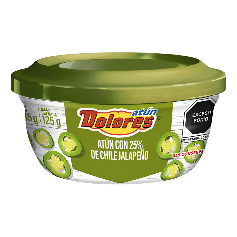 Atún Con Jalapeño Dolores 12 Piezas De 135gr