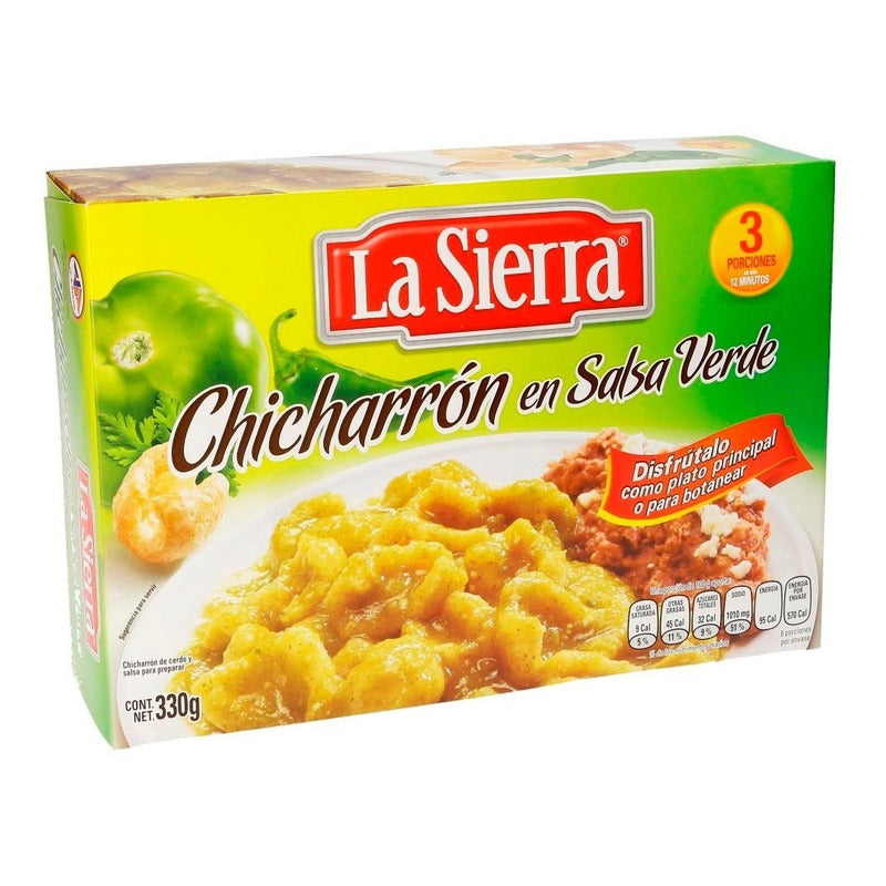 Chicharron En Salsa Verde La Sierra 330 Gr 4pack Ipg