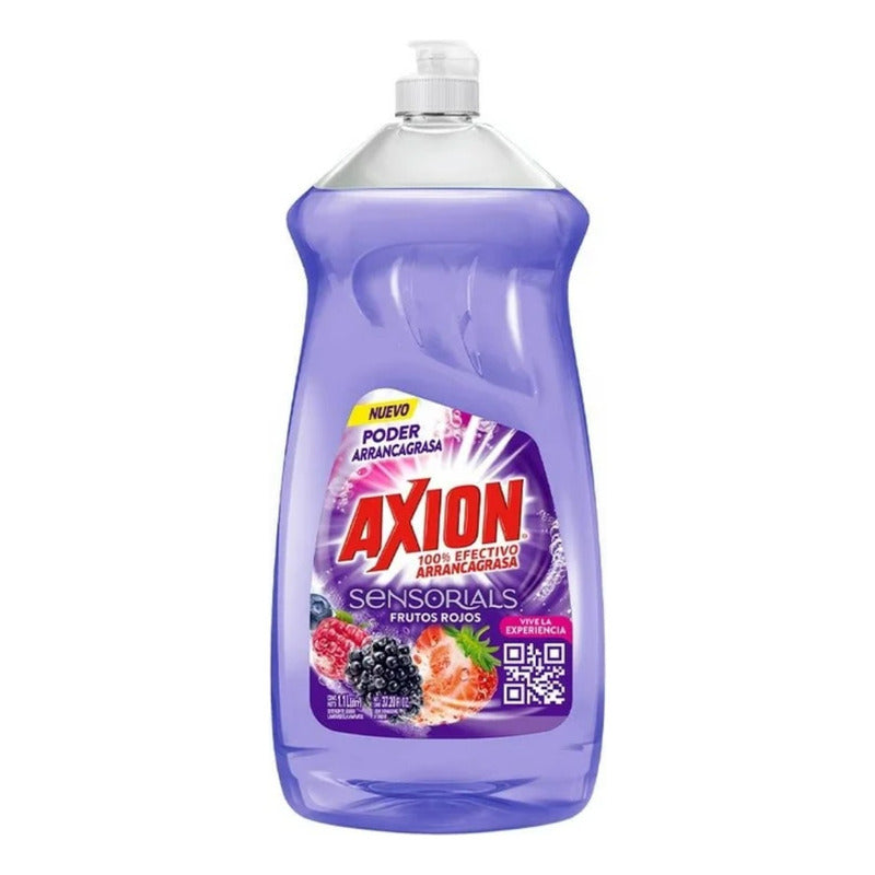 Lavatrastes Axion Sensorials Frutos Rojos 1.1 L (2 Piezas)