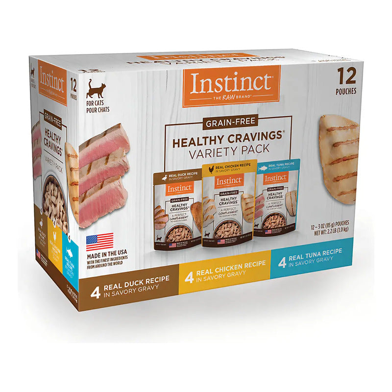 Alimento Healthy Cravings Para Gato, Pack 12 Sobres De 85 G