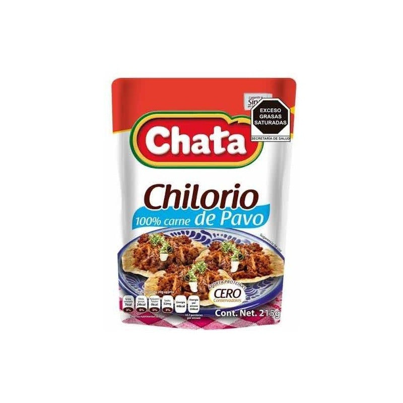 Chilorio De Pavo Chata 250gr 3 Pack Ipg