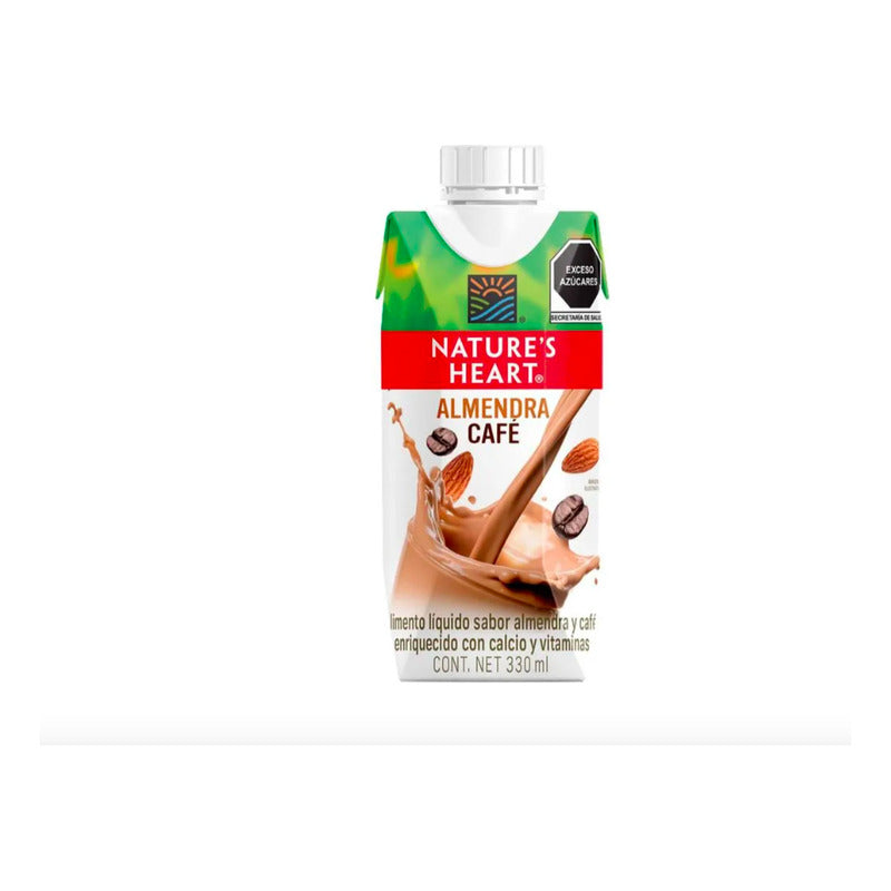 Bebida Liquida Vegetal Nature's Heart Almendra + Café 330ml