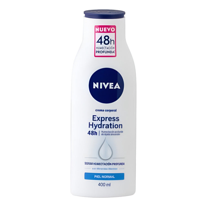 5 Pzas De Crema Corporal Nivea Express Hydration 400 Ml Neutra