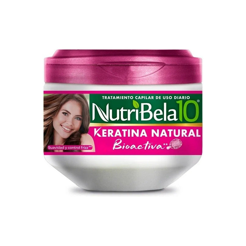 Tratamiento Nutribela 10 Keratina Nat. Bioactiva 300g (2pzs)