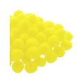 Mercería Pom Poms De 19mm Color Amarillo 2 Paq De 100pz