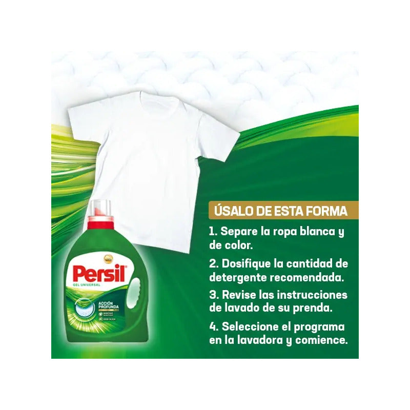 Detergente Líquido Persil Alta Higiene Acción Profunda 3l