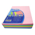 Hojas De Colores Pastel Apsa Paquete 500 Hojas Carta