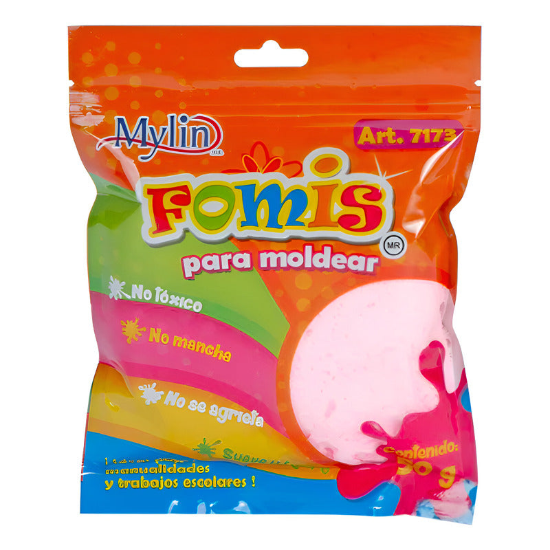 Fomi Suave Moldeable Color Rosa Claro 6 Piezas De 50g Rosa Claro