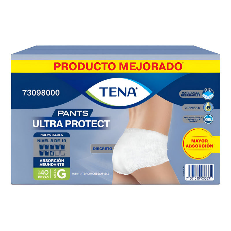 Ropa Interior Para Adulto Tena Pants Grande 30 Piezas Grande