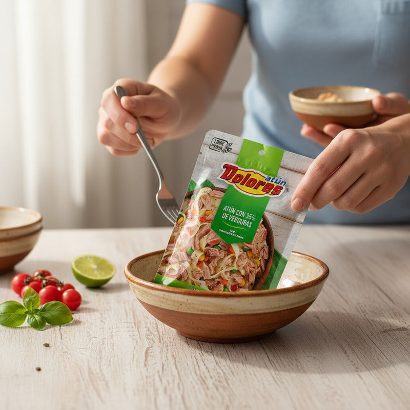 Atún Dolores Ensalada De Atún Con Verduras 6 Piezas De 110gr