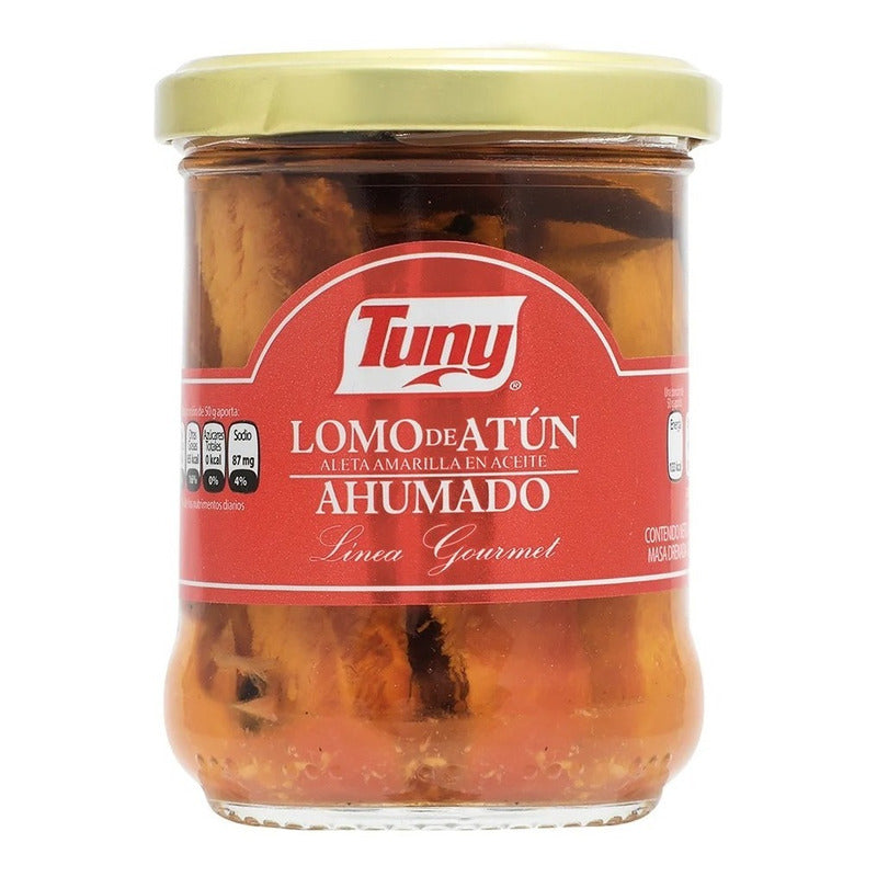 Lomo De Atun Ahumado Premium Tuny Frasco 190gr 2 Pack Ipg
