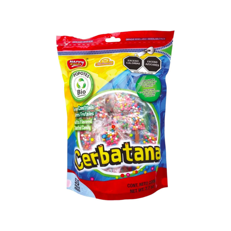 Dulces Cerbatana Las Delicias 1 Bolsa Con 55 Piezas