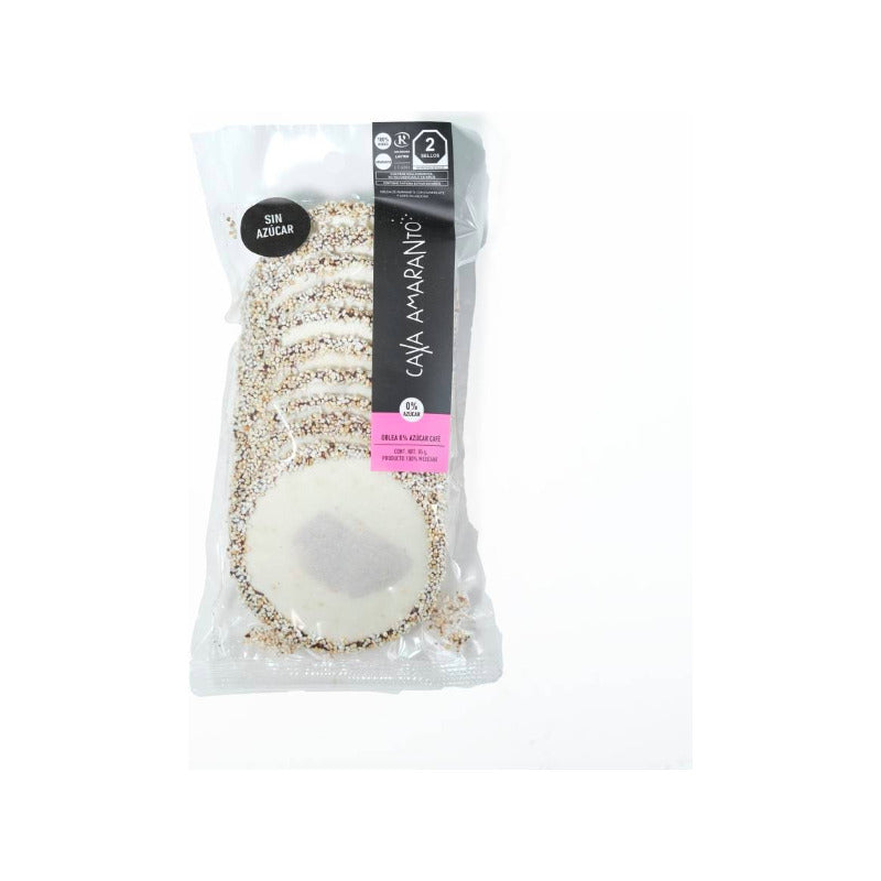 Obleas De Amaranto Sabor Chocolate Blanco /café 5 Paq De 70g