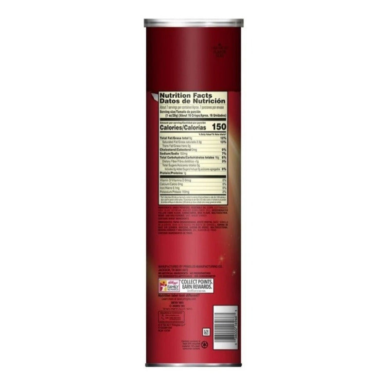Papas Pringles The Original  5 Pz De  194 G  Lpg