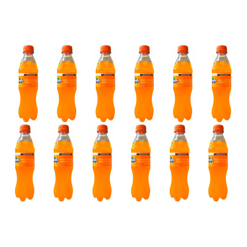 Refresco Fanta Sin Azúcar Sabor Naranja 12 Piezas De 355ml