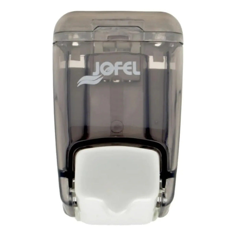 Dispensador De Jabón Jofel Ac84000au, De Plástico Gris Oscuro Con Visor Y Llave De Seguridad