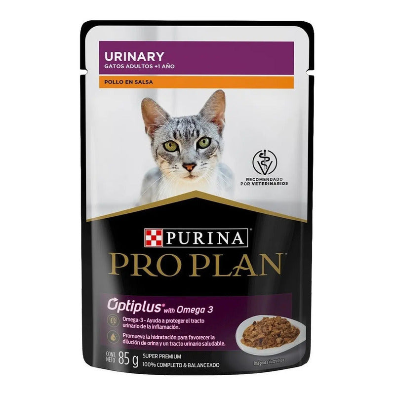 Comida Gato Adulto Los Tamaños Sabor Pollo En Salsa De 85 G