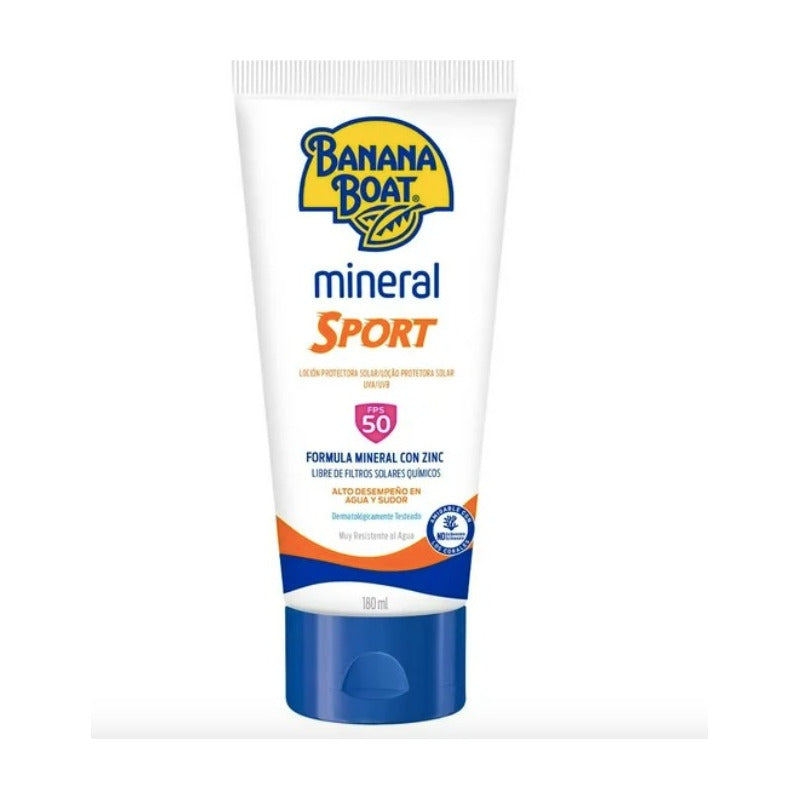 Protector Banana Boat Mineral Sport Fps 50 1 Pza De 180ml