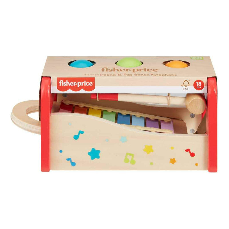 Fisher-price Juguete Mesita Actividades Sorpresa De Madera Color Multicolor