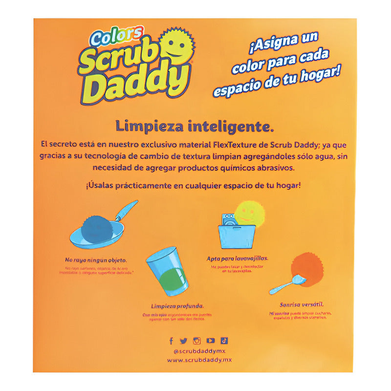 Scrub Daddy 8 Colores Pzas