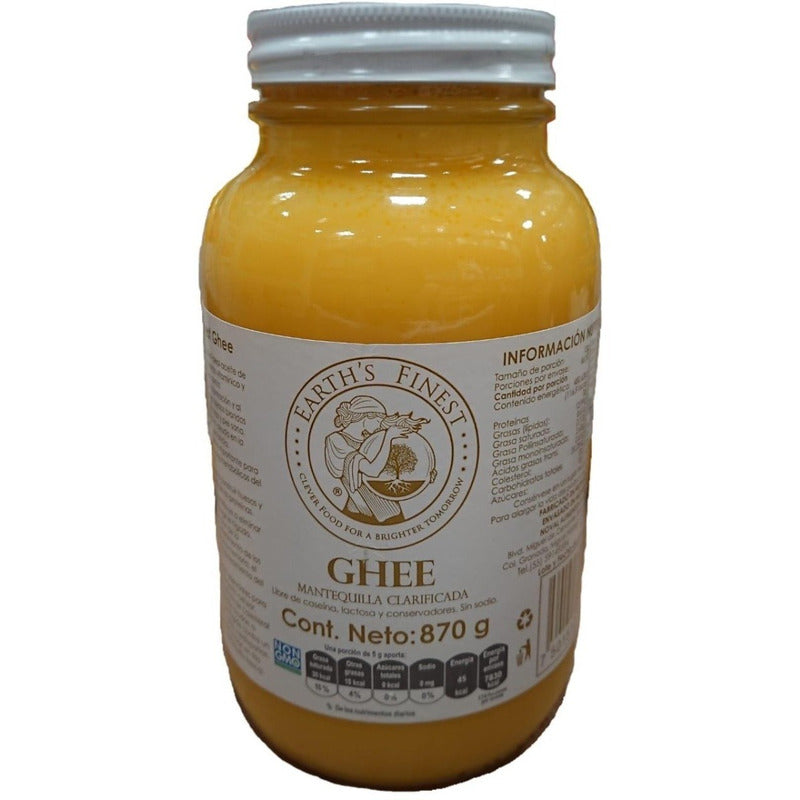 Mantequilla Clarificada Earth's Finest Ghee 870 G Cr