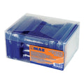 Porta Gafete Mae Vertical De Broche Azul Paq 50 Piezas