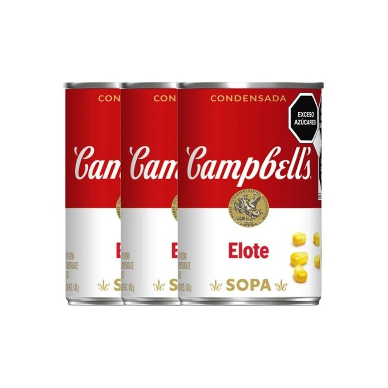 Crema Campbells Elote 430grs 3pzas