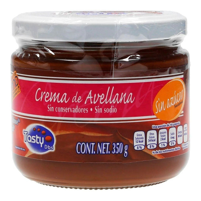 Crema De Avellana Tasty Diabetics Sin Azucar 350gr 2pack Ipg
