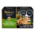 Ventresca De Atún En Aceite De Oliva Dolores 12 Pzs De 120gr